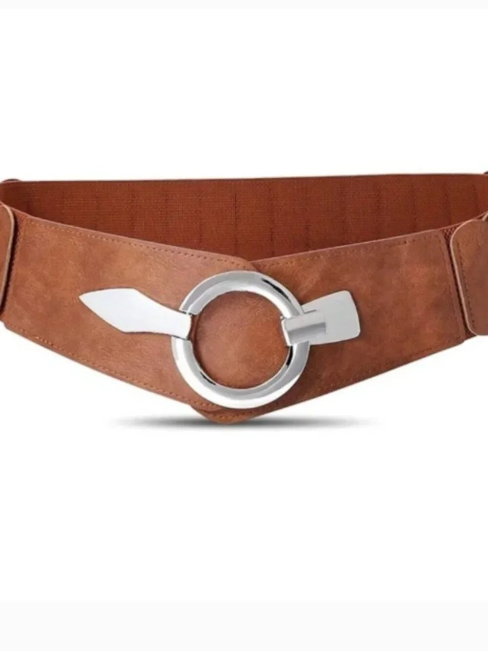 Wide Leather Belt Buckle